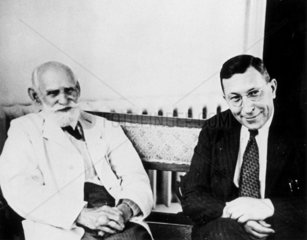 Frederick Banting (1891-1941) and Ivan Petr