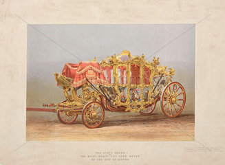 ‘The State Coach of the Right Honorable Lord Mayor of the City of London’  1872.