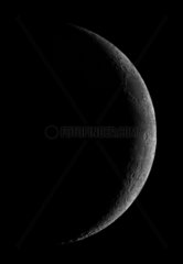 Waxing crescent Moon  22 May 2004.