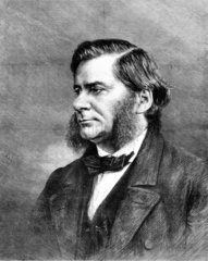 Professor Thomas Henry Huxley  English biologist  1870.