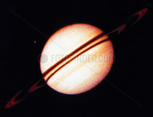 The planet Saturn from Pioneer 11  September 1979.