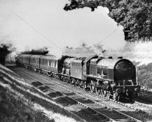 'Royal Scots Fusilier' steam locomotive.