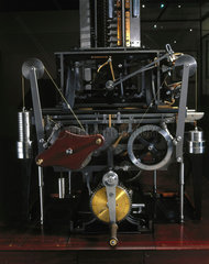 Printing mechanism for Babbage's Difference Engine No 2   February 2001.