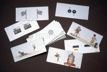 Stereoscopic cards for use in a stereoscope  c 1850-1950.