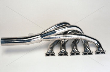 Exhaust pipes from Formula One Grand Prix racing car  1996.