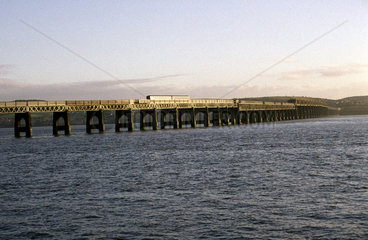 Tay Bridge over the Firth of Tay  1998.