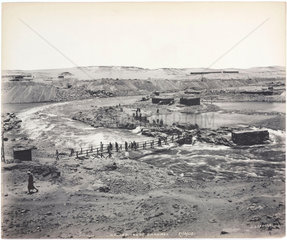 ‘West channel’  Aswan  Egypt  June 1900.