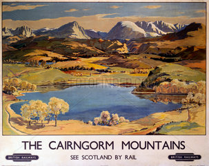 ‘The Cairngorm Mountains’  BR (ScR) poster  1948-1965.