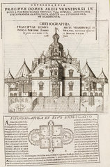 Tycho Brahe’s observatory  Uraniborg  Denmark  c 1580.