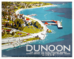 ‘Dunoon’  LNER poster  1923-1947.