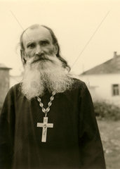 Orthodox priest  Balkans  Second World War  1940s.