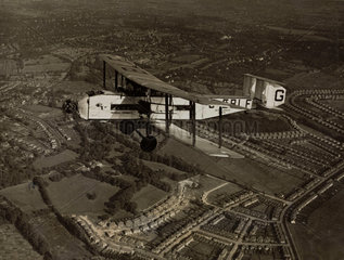 Argosy prototype G-EBLF 'City of Glasgow' in flight  1927.