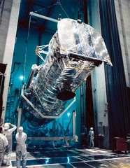 Testing the Hubble Space Telescope  1980s.