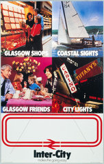 ‘Inter-City'  British Rail stock poster  1976.