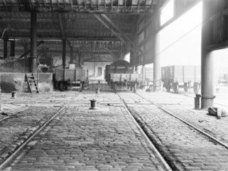 Wagons at Liverpool docks  16 April 1926.