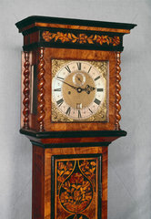 Long case clock  English.