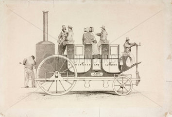 Hill’s steam carriage  1840.