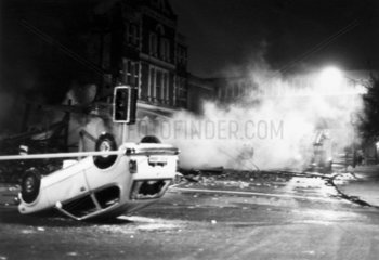 Brixton riots  London  September 1985.
