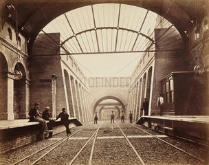 Notting Hill Gate Station  London  1868.