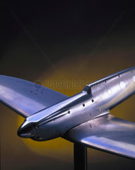 Wind tunnel model of Spitfire Mark I  1941.