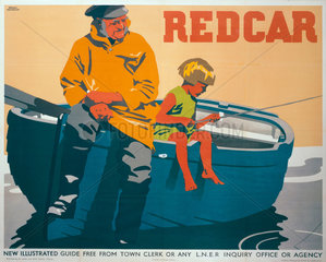 ‘Redcar’  LNER poster  1932.
