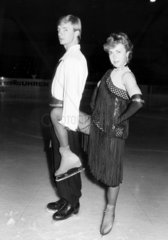 Torvill and Dean  British ice-skaters  July 1985.