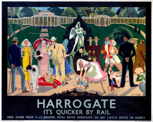 'Harrogate'  LNER poster  1934.