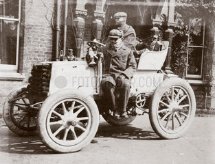 C S Rolls and Mr Ashby starting from Southampton to London  1900.