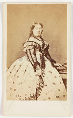 Queen Isabella of Spain  c 1865.