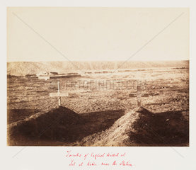'Tombs of English killed at Tel el Kebir near the station'  6 December 1882.