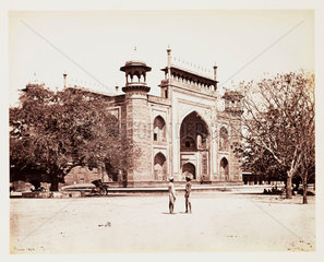 'Gate Of The Taj'  c 1865.