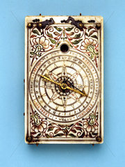 Tablet sundial  German  1648.