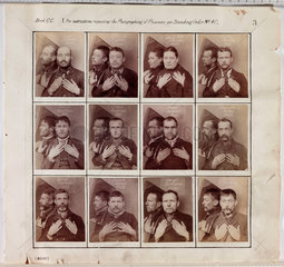 Portraits of criminals  c 1890.