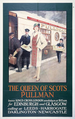 ‘The Queen of Scots Pullman’  Pullman Company poster  1923-1947.