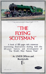 'The Flying Scotsman'  LNER poster  1925.