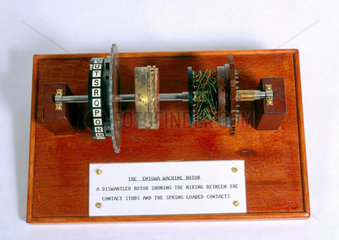 Rotor from Enigma cypher machine  1939-1945.