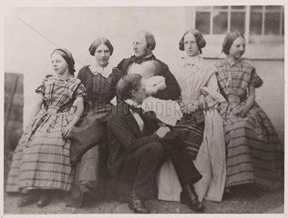 Alexander Parkes  English inventor and chemist  with his family  c 1870.