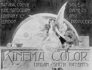 Kinemacolor advertisement  c 1910.