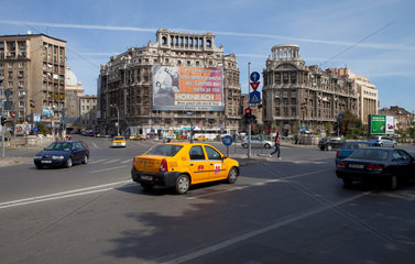 Bukarest  Rumaenien  die Altstadt an der Piata Natiunilor Unite