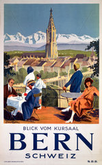 ‘Bern’  SBB poster  c 1930s.