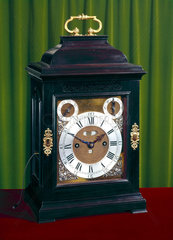 Bracket clock  English  c 1750.