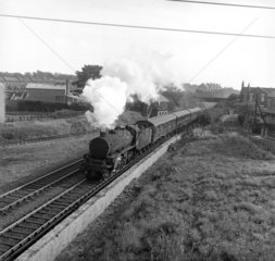 Train at Lofthouse  1963.