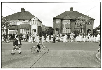 London May Queen Parade to Hayes Common  c 1966.