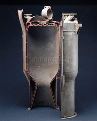 Walter 109-509C rocket engine combustion chamber  c 1944.