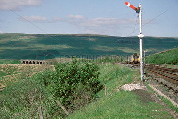 Settle to Carlisle Railway at Garsdale  1994.