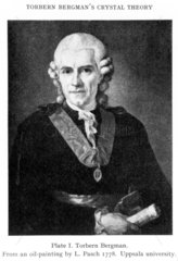 Torbern Bergman  Swedish chemist and physicist  1778.