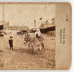 'Southport. Her First Ride'  1905 .