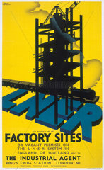 'Factory Sites’  LNER poster  1923-1947.