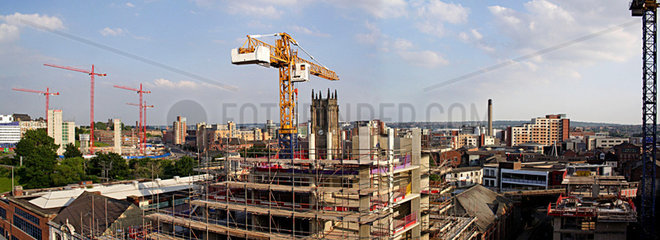 Building work  Leeds  West Yorkshire  2005.