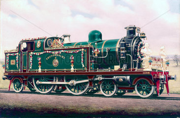 'Thundersley'  locomotive of the London  Tilbury & Southend Railway  1911.